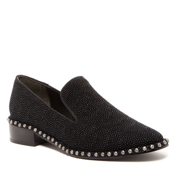 Adrianna Papell Shoes - New Adrianna Papell Studded Smoking Flats Loafers